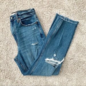 Abercrombie & Fitch Ultra High Rise Ankle Jeans